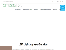 Tablet Screenshot of citizen-energy.com